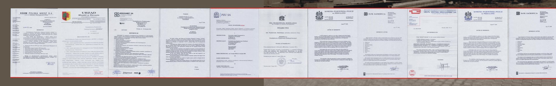 Listy referencyjne inwestor&oacute;w ARCHIPOL